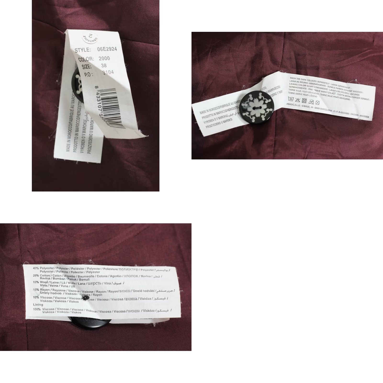 Desigual DESIGUAL Coat Jacket Women 38 Multicoloured Logo 06E2924 MJ6489 Coat Size XS / US 0-2 / IT 36-38 - 8 Thumbnail