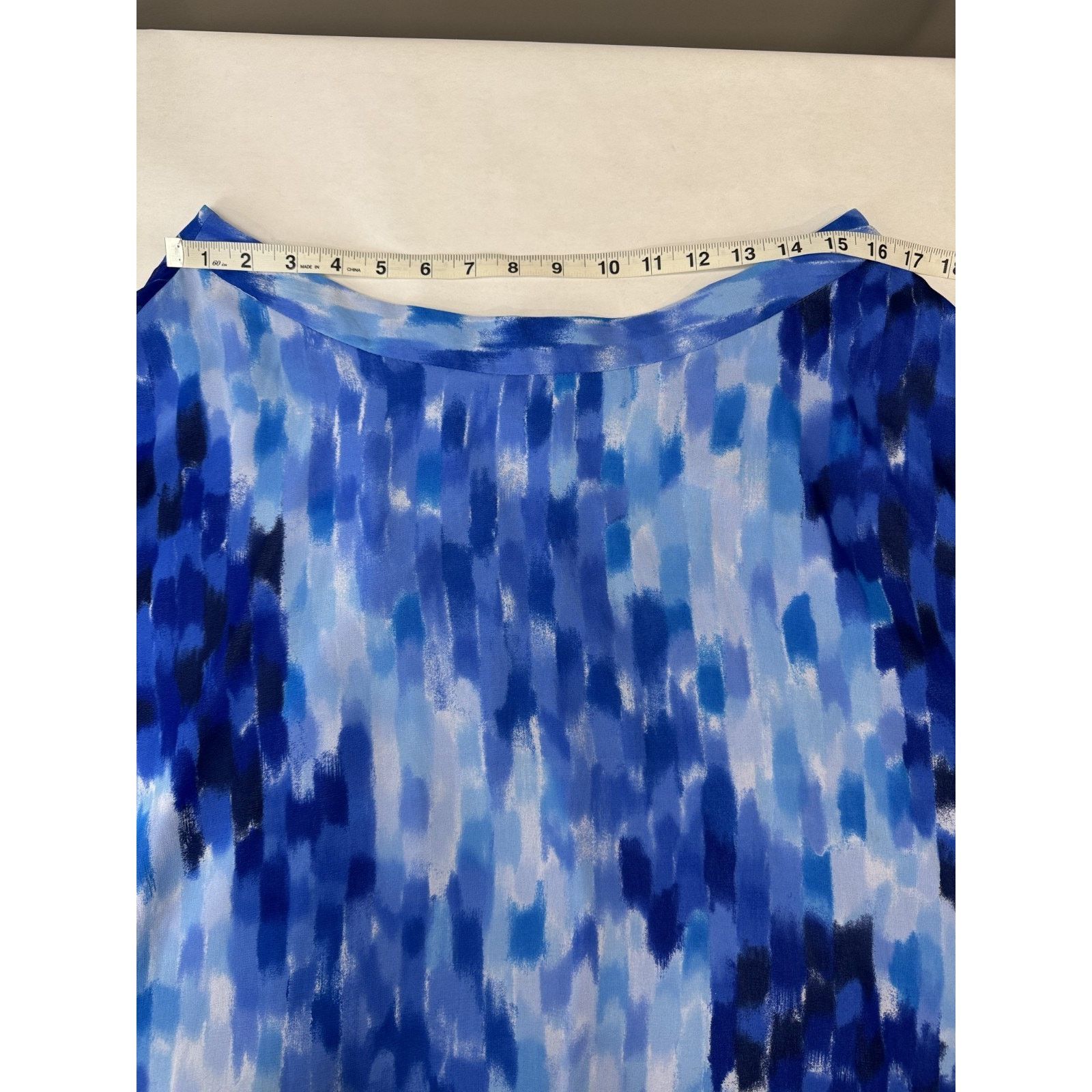Calvin Klein Calvin Klein Skirt Blue Print Fairy Feminine Romantic 12 Size 34" / US 12 / IT 48 - 3 Thumbnail