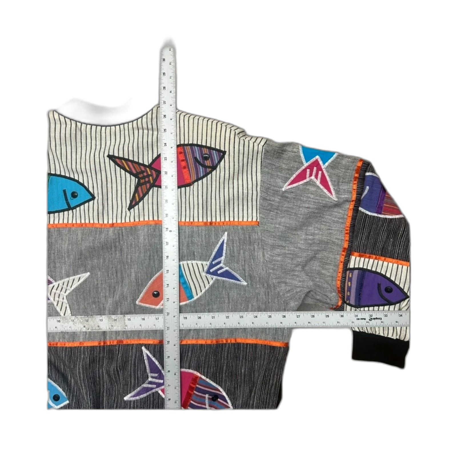 Vintage Vintage Women's Jacket Large 1990's Fish Appliqué Victor Cam Size US M / EU 48-50 / 2 - 3 Thumbnail