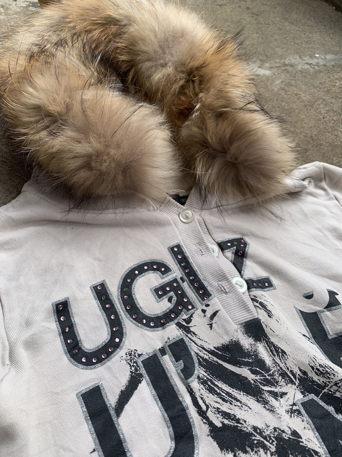 If Six Was Nine × Japanese Brand × Le Grande Bleu (L.G.B.) FUR HOODIE UGIZ LGB STYLE Size US L / EU 52-54 / 3 - 3 Thumbnail