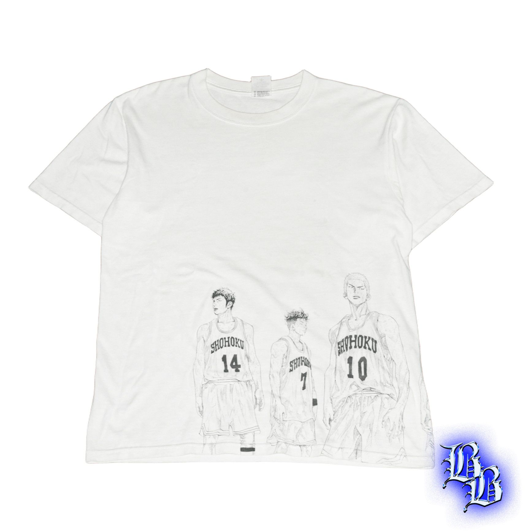 Anime SLAMDUNK VINTAGE SHOHOKU TEAM OFFICIAL TEE Size US S / EU 44-46 / 1 - 1 Thumbnail