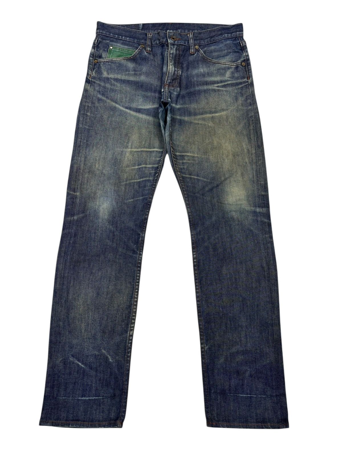 If Six Was Nine Vintage Japanese Brand Boycott Rusty Distress Denim Jeans Size US 34 / EU 50 - 1 Thumbnail