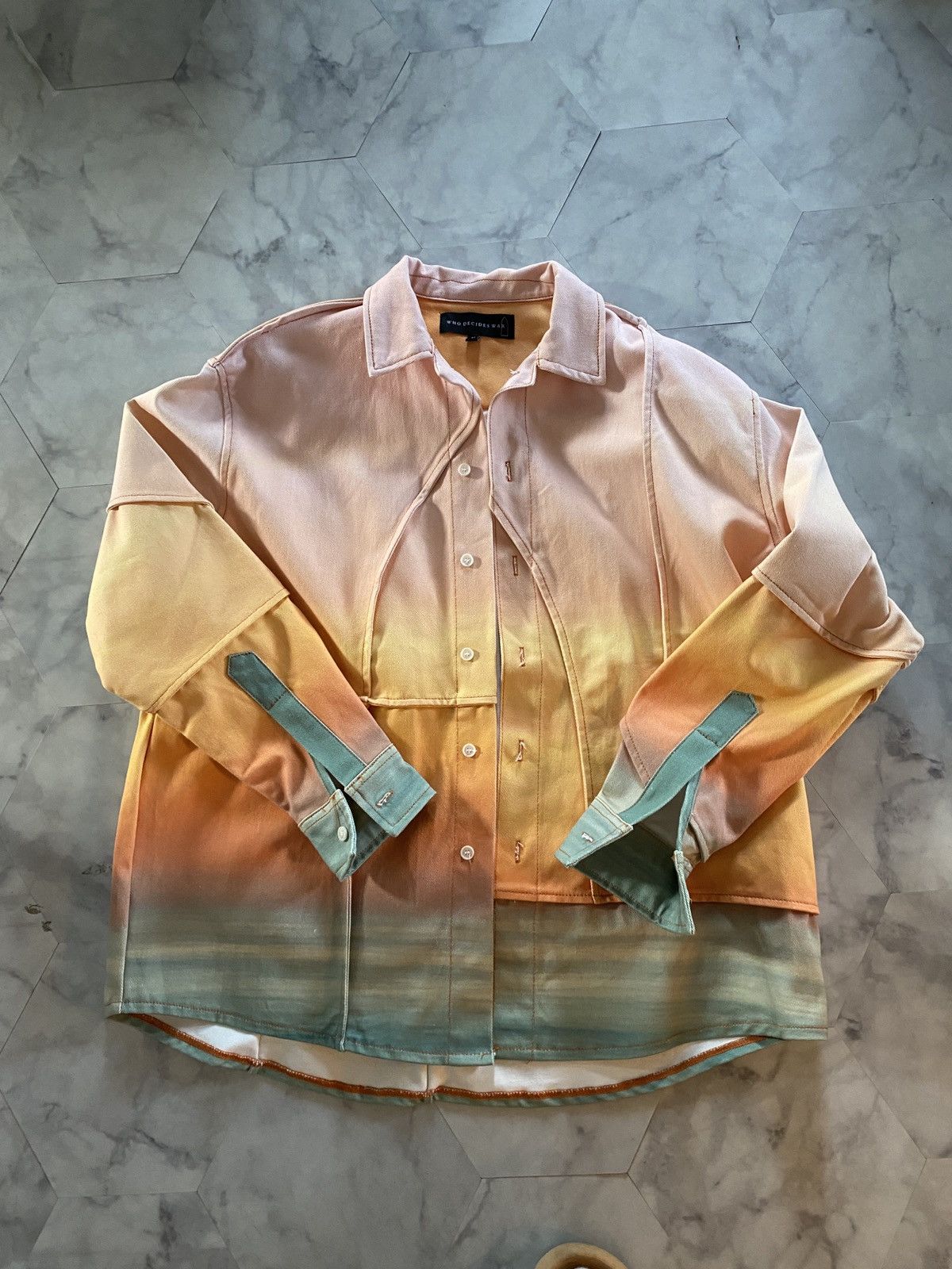 Who Decides War Who Decides War Sunset Button Up With Pants Medium ...