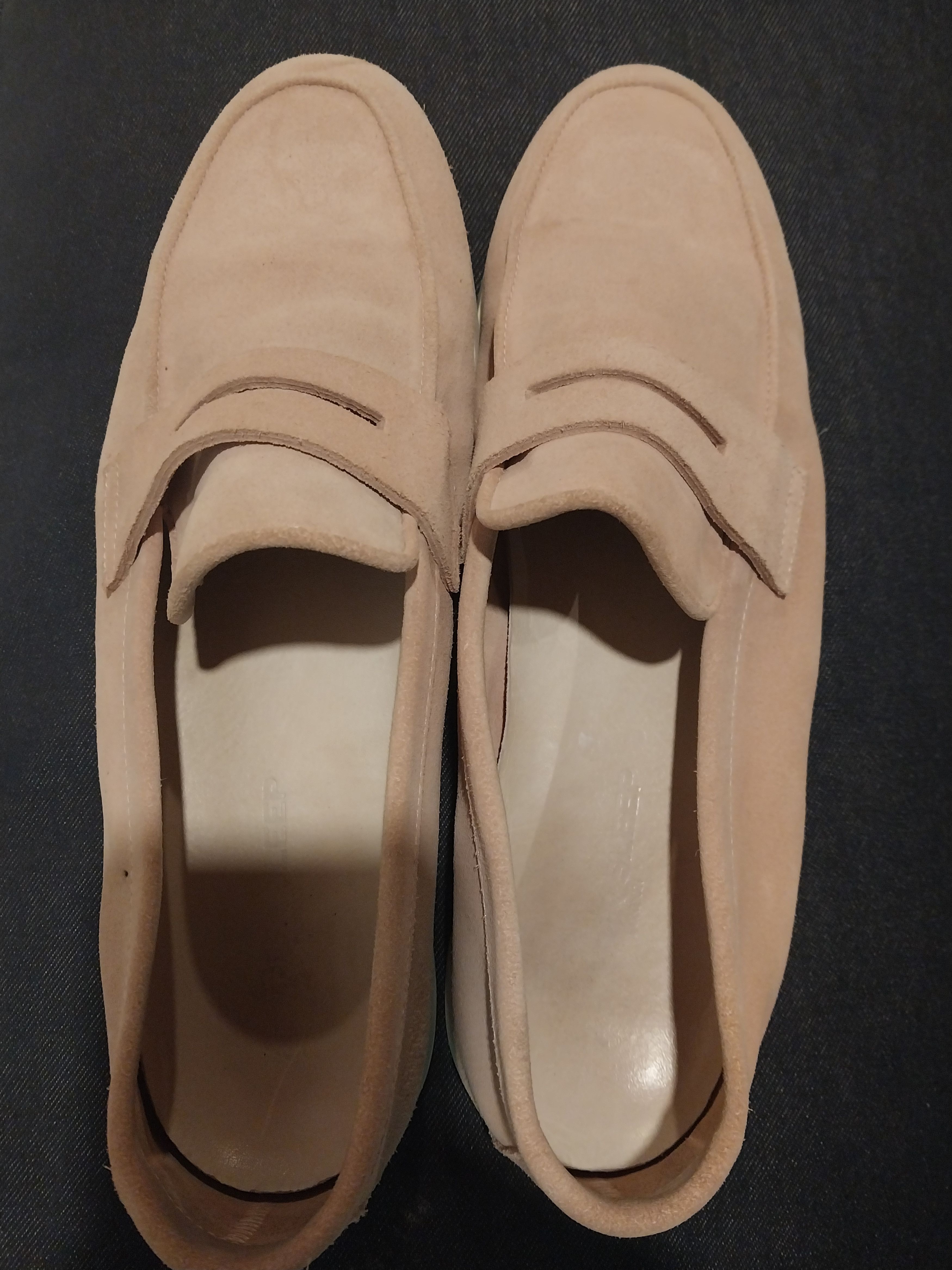 Other Arthur Sleep Pink Suede Loafers Size US 11 / EU 44 - 3 Thumbnail