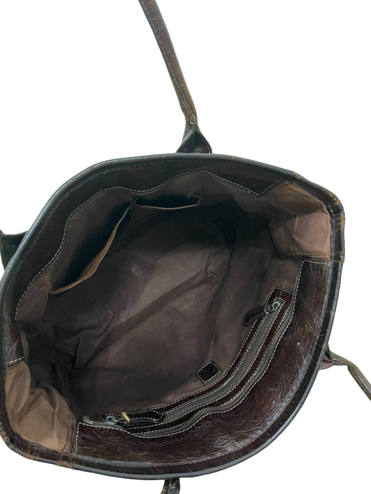 Japanese Brand Full Grain Leather Patina Tsuchiya Kaban Shoulder Bag 3🟩 Size ONE SIZE - 24 Thumbnail