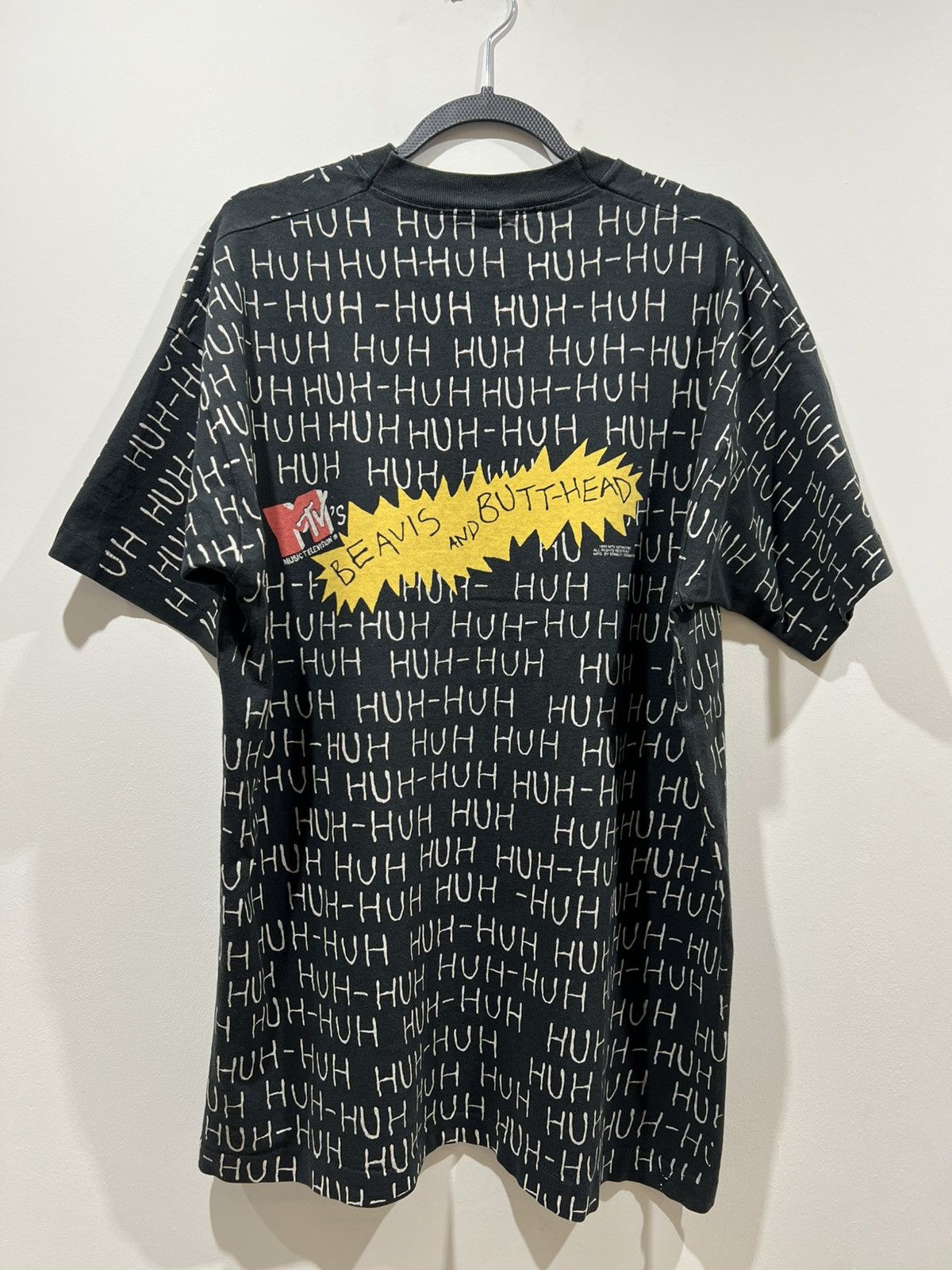 Cartoon Network × Mtv × Vintage Vintage 1993 MTV Beavis And Butthead HUH T Shirt XL Rare Size US XL / EU 56 / 4 - 3 Thumbnail