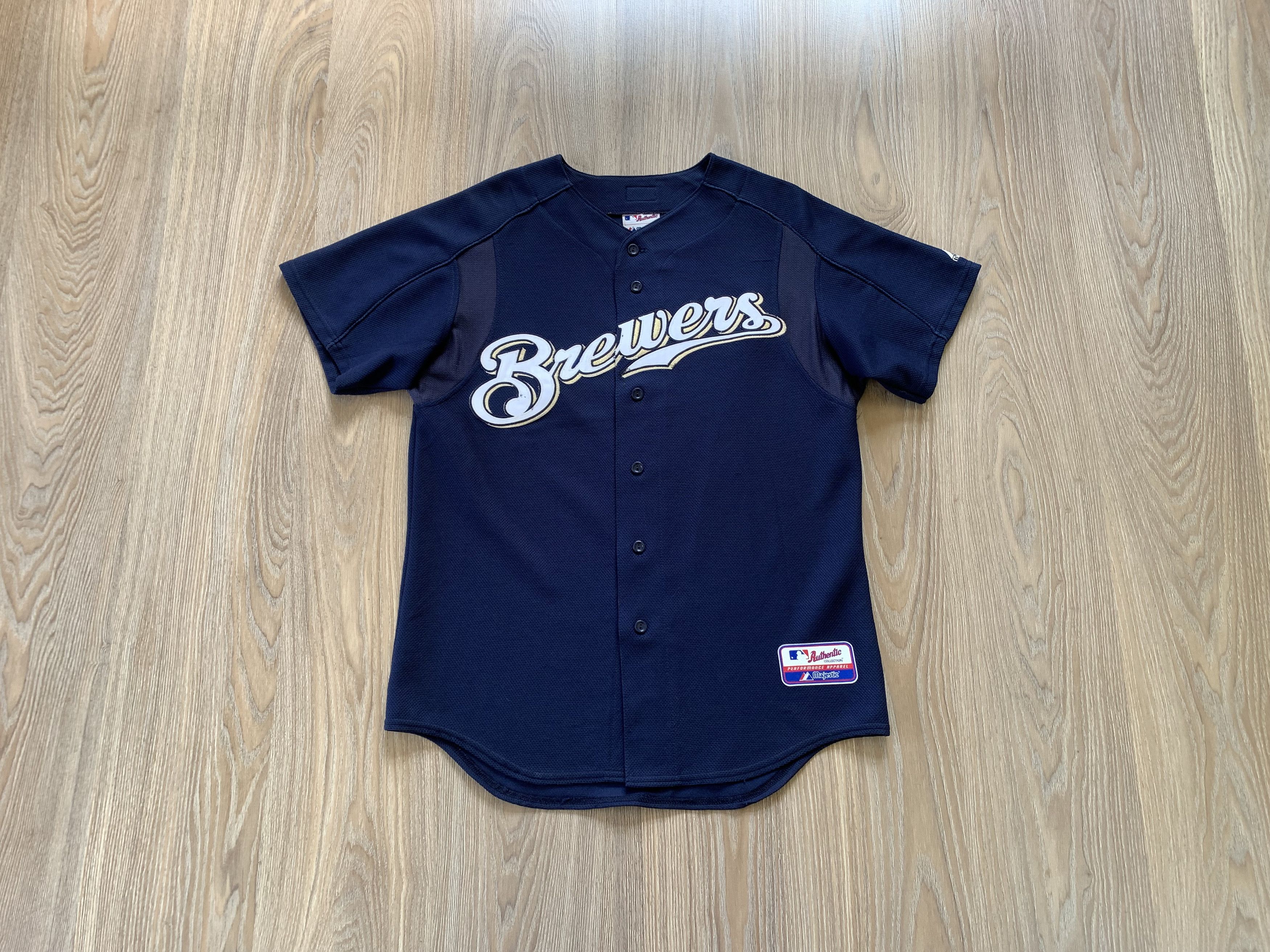 MLB × Majestic Rare MLB Milwaukee Brewers Majestic Jersey Size US M / EU 48-50 / 2 - 1 Thumbnail