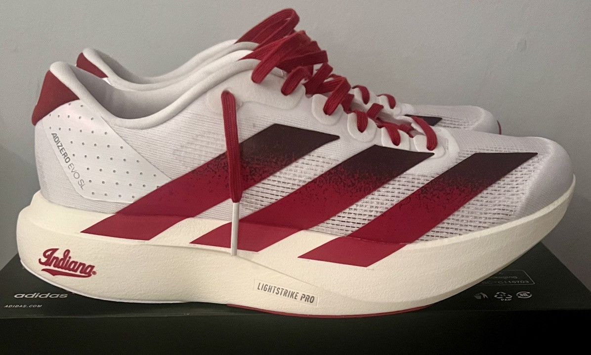 Adidas Authentic Adidas adizero evo SL Indiana Hoosiers sneakers 7 Size US 7 / EU 40 - 3 Thumbnail