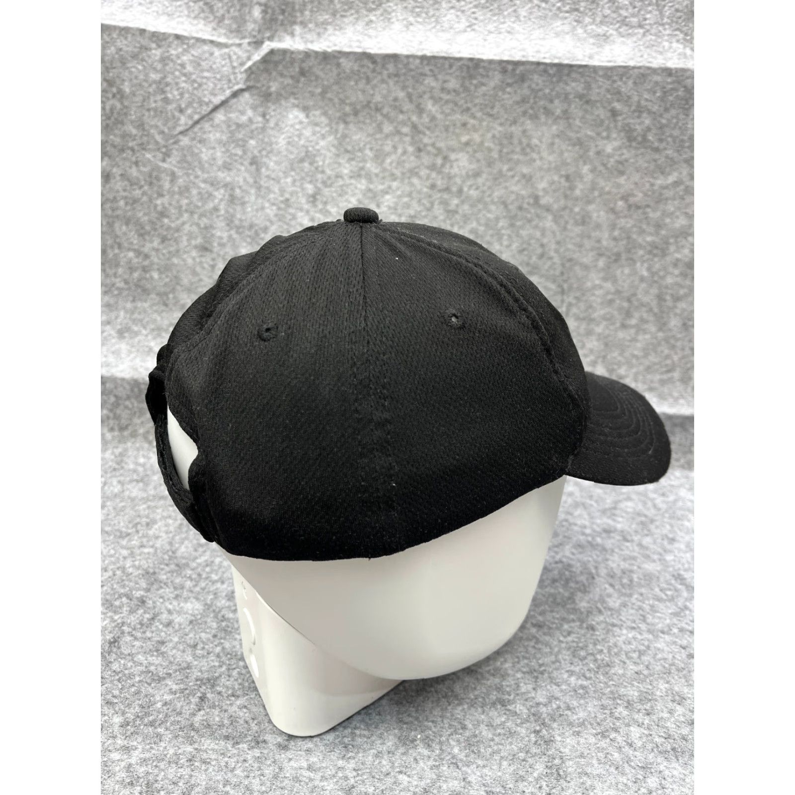 Logo 7 Sport-Tek Hat Cap Adjustable One Size Black Adult Baseball Cap Size ONE SIZE - 7 Thumbnail