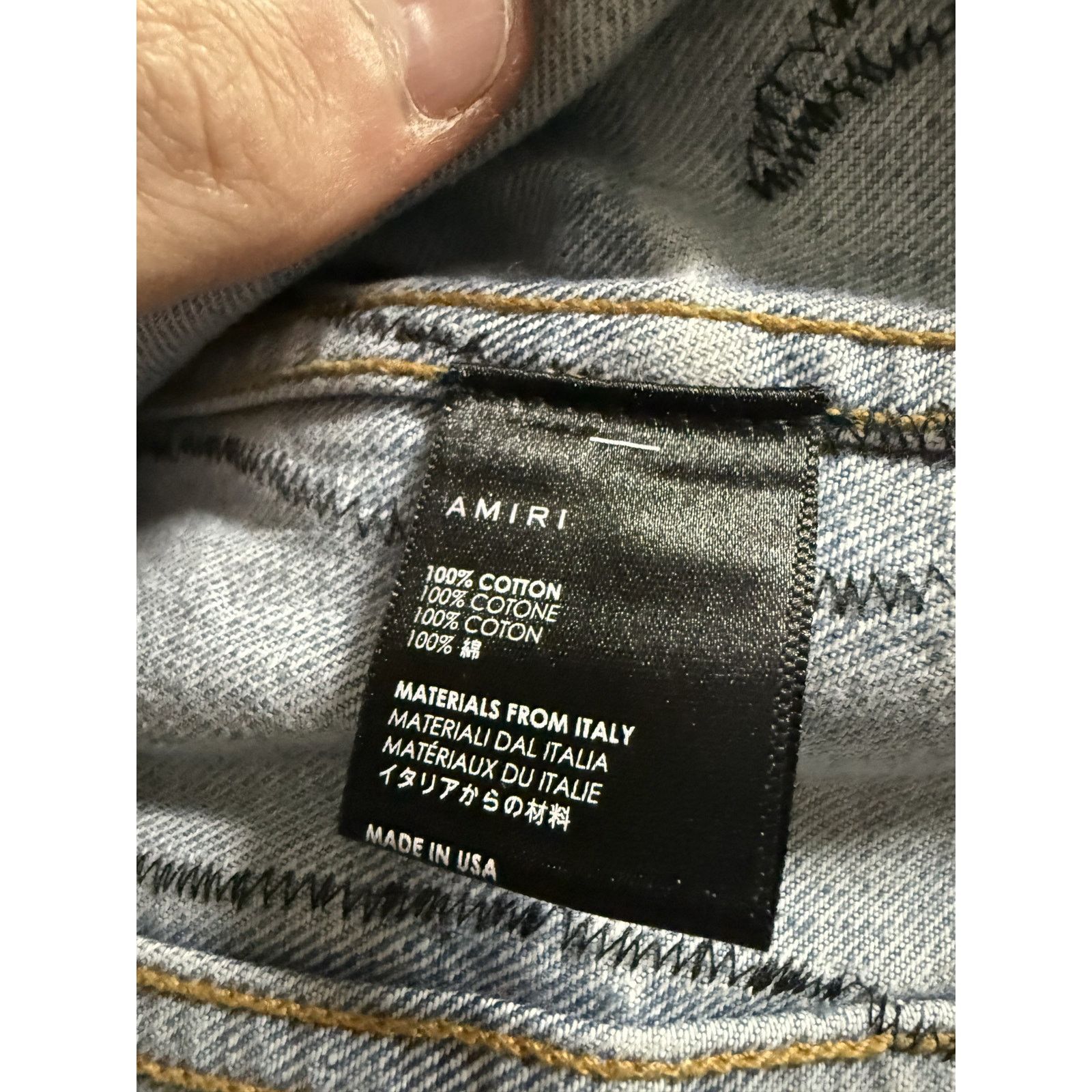 Amiri Amiri Glitter Snake Denim Jacket Used Medium Size US M / EU 48-50 / 2 - 3 Thumbnail