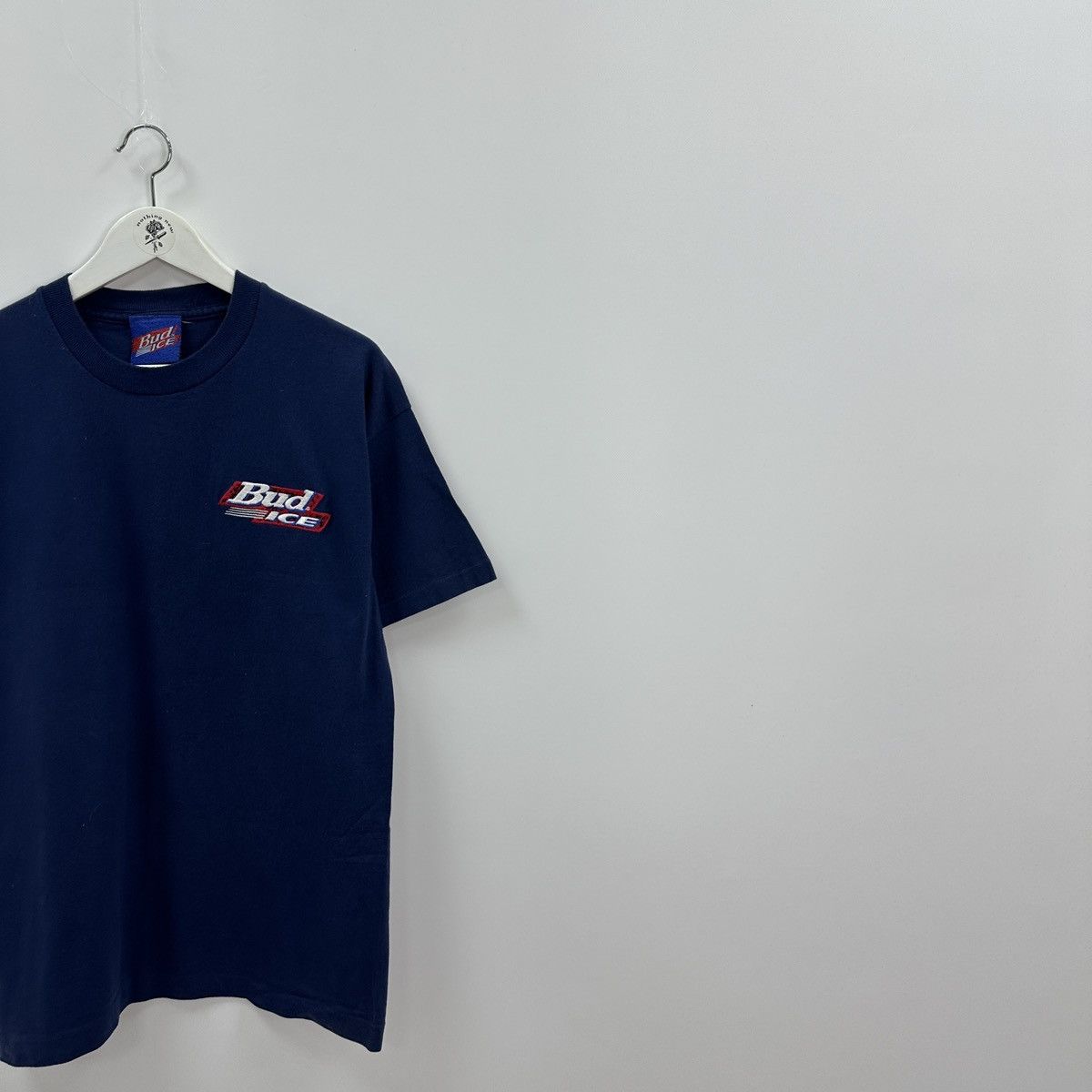 Vintage Vintage 90s Bud Ice Embroidered logo promo tee beer USA hype Size US XL / EU 56 / 4 - 2 Thumbnail