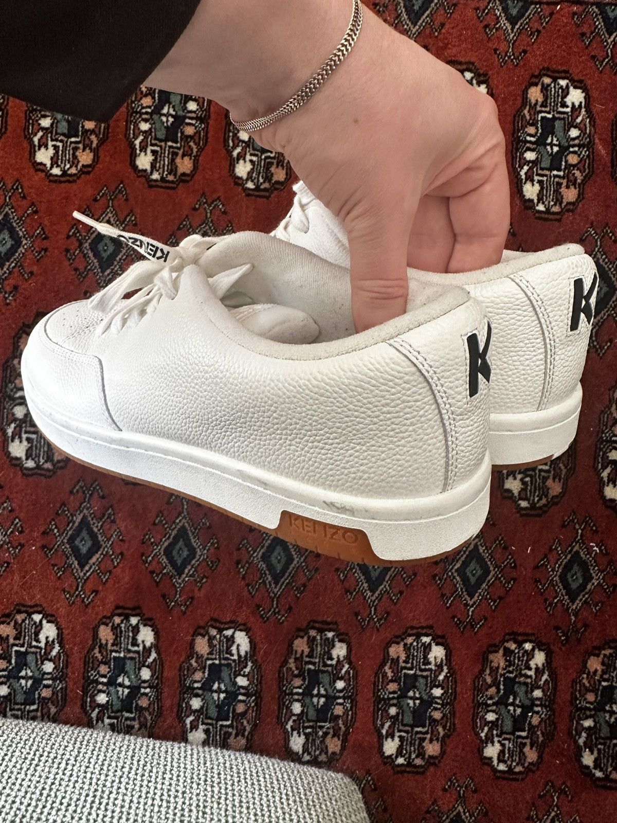 Kenzo Kenzo Pace Low-Top Trainers in White, UK 10 Size US 10 / EU 43 - 8 Thumbnail