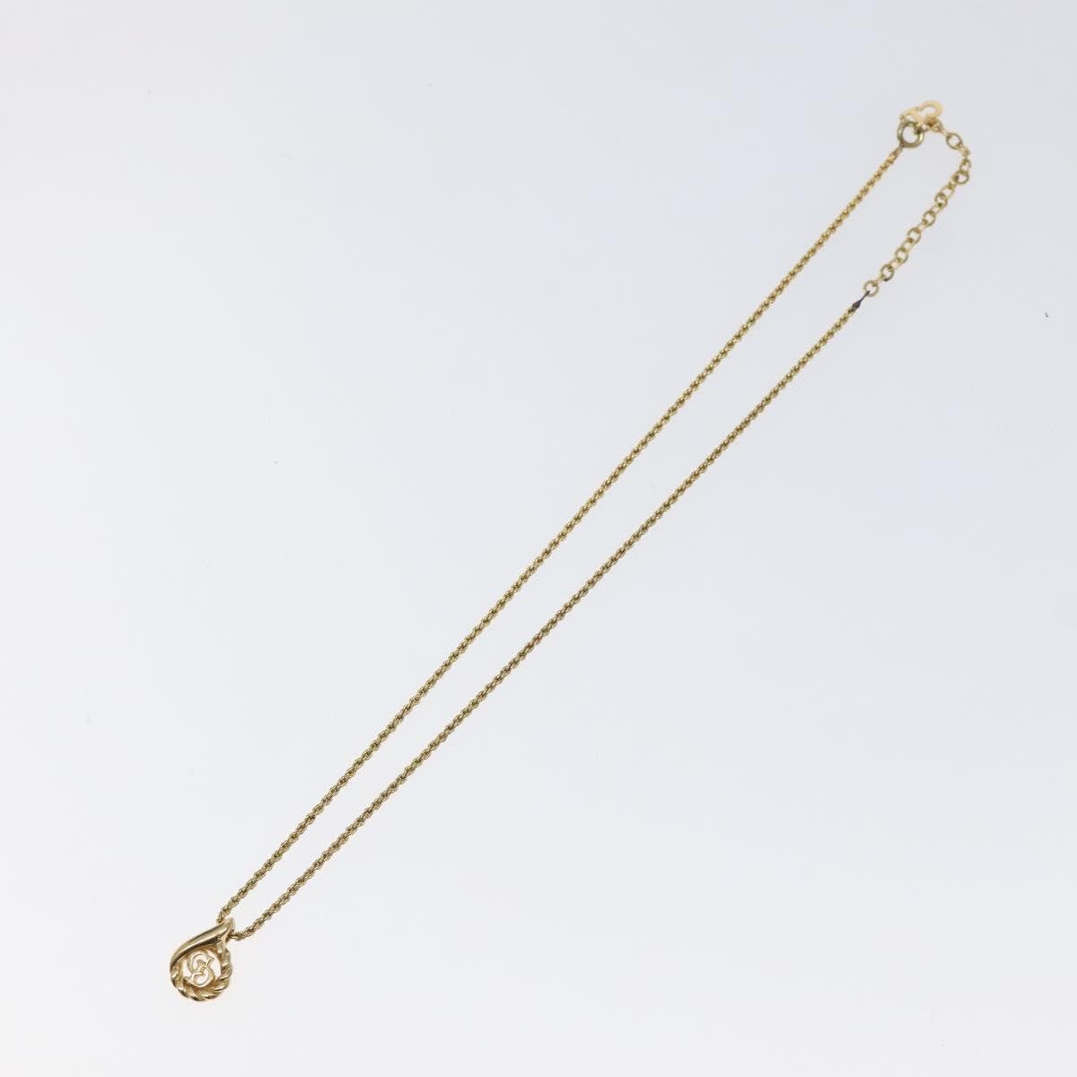 Dior Christian Dior CD Pendant Necklace Gold-plated Size ONE SIZE - 1 Thumbnail