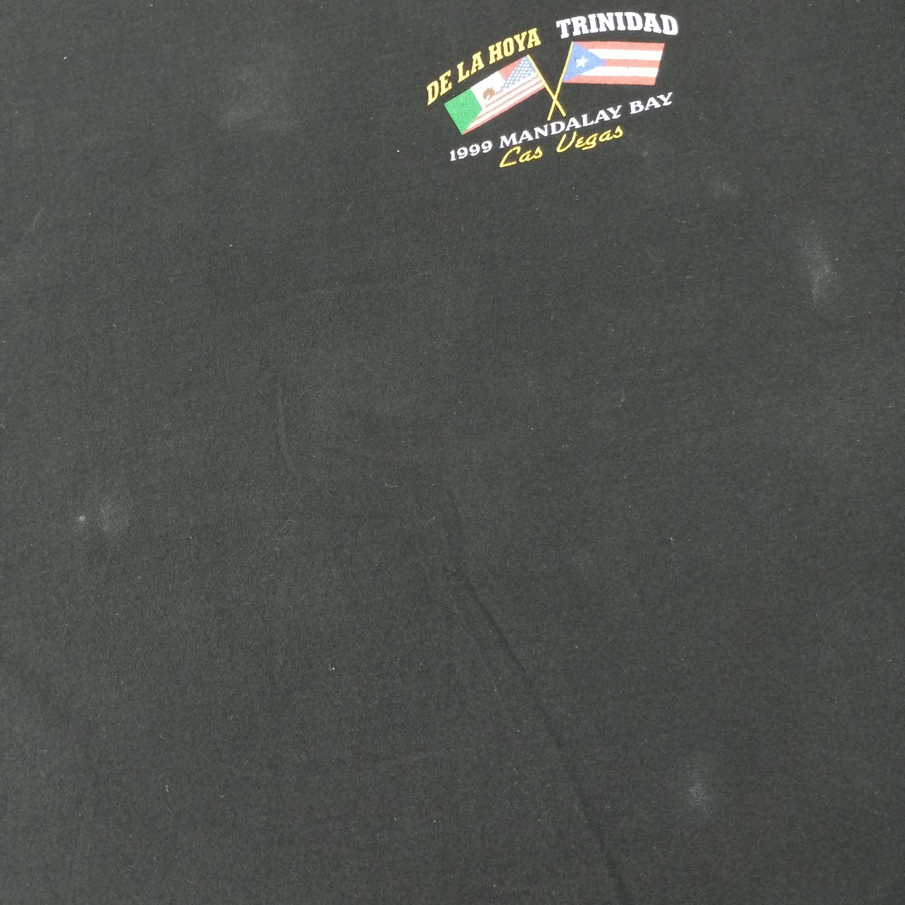 Fruit Of The Loom De La Hoya Trinidad Boxing 1999 Mandalay Bay Tshirt c249n54 Size US XXL / EU 58 / 5 - 5 Thumbnail