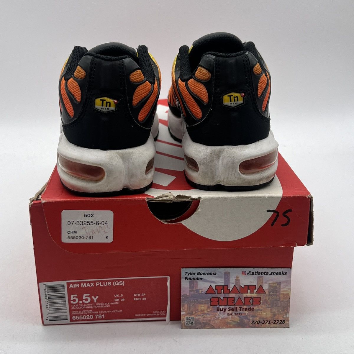 Nike Air max plus sunset Size US 5.5 / EU 38 - 3 Thumbnail