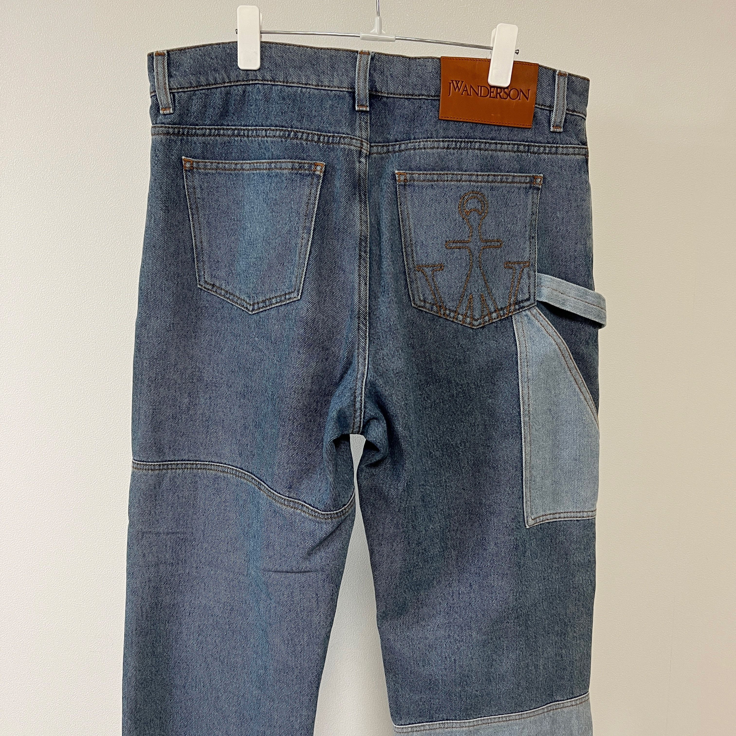 JW Anderson JW Anderson Blue Patchwork Workwear Jeans Size US 34 / EU 50 - 3 Thumbnail