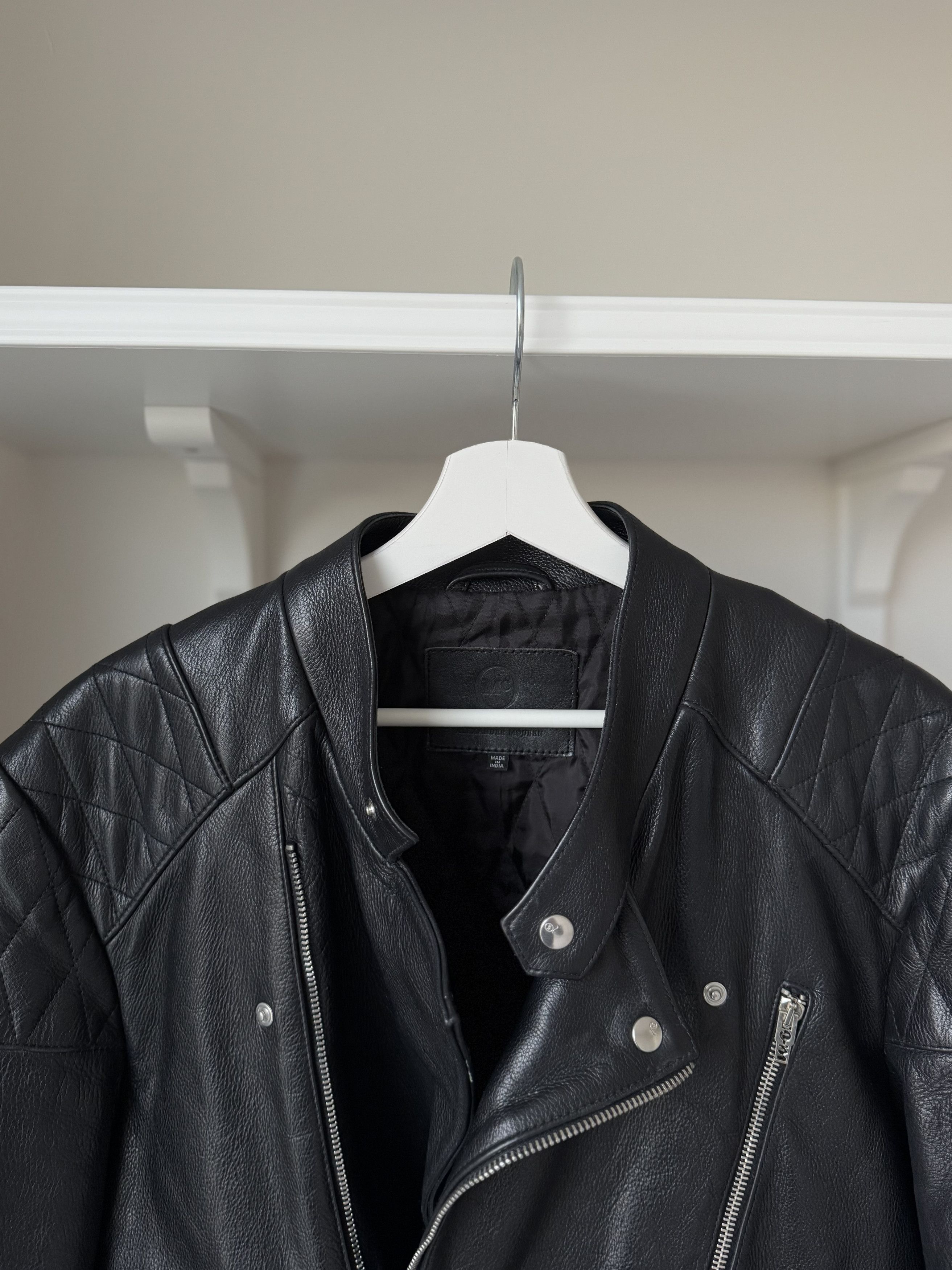 Alexander McQueen Alexander McQueen Leather Biker Jacket Size US M / EU 48-50 / 2 - 7 Thumbnail