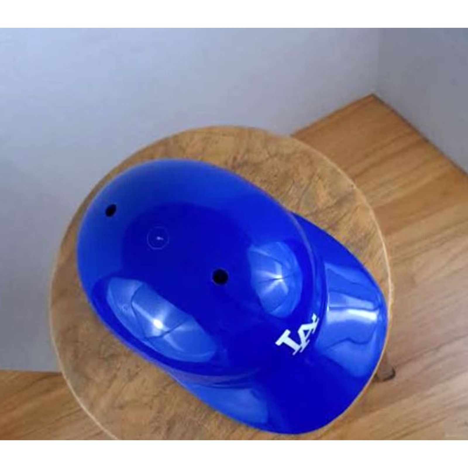 Vintage Laich Dodgers Baseball Cap Mens Adjustable Blue Logo 1969 Las Souvenier Batting Helmet EUC Size ONE SIZE - 5 Thumbnail