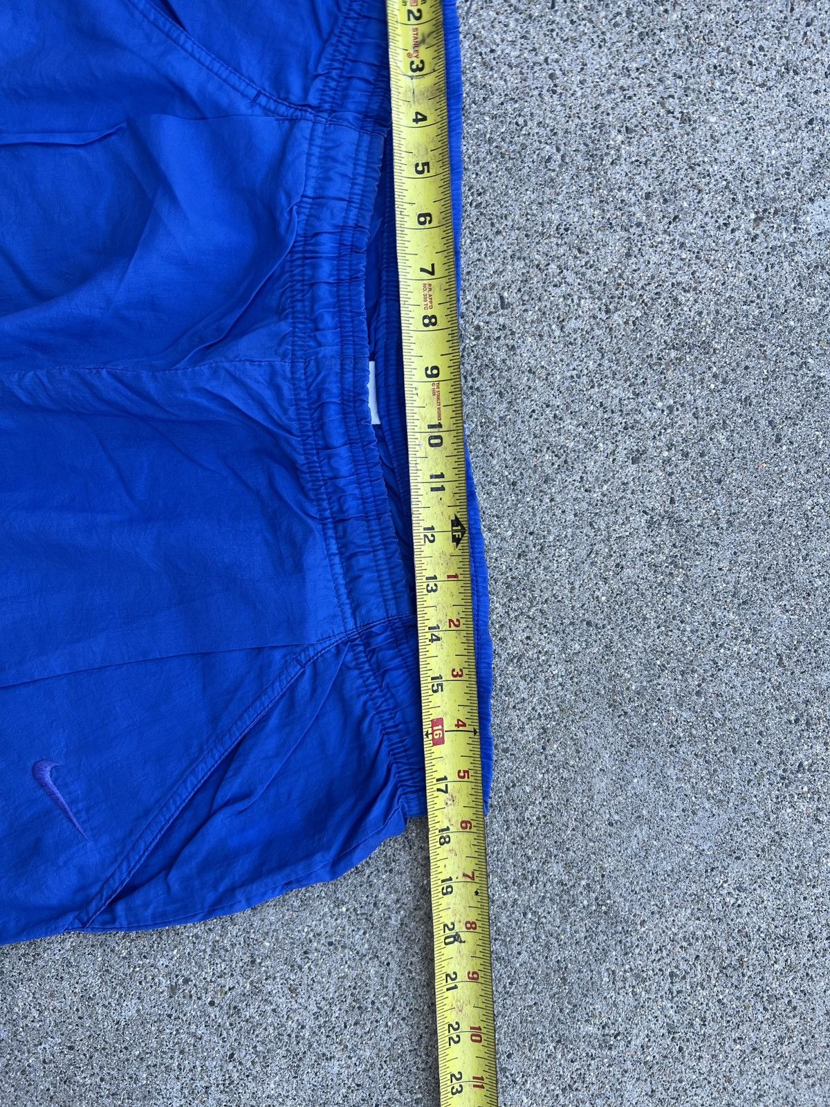 Nike × Vintage Vintage 1990s Nike Blue Windbreaker Zip Track Pants Size L Size US 36 / EU 52 - 9 Thumbnail