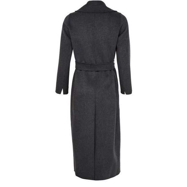 Max Mara MAX MARA Poldo Belted Gray Wool Long Coat New & Authentic (W Size XS / US 0-2 / IT 36-38 - 2 Thumbnail