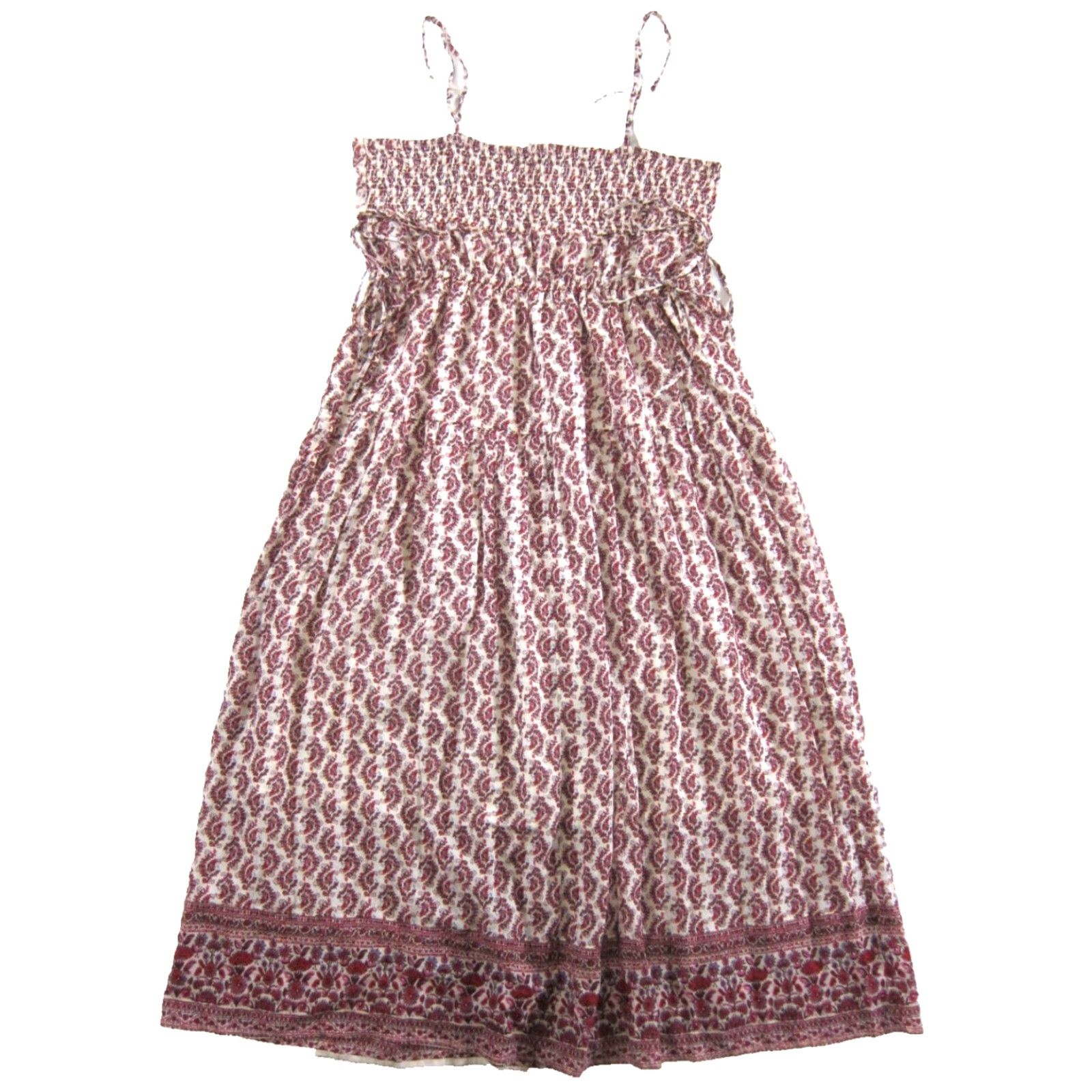American Eagle Outfitters American Eagle Outfitters Dress Maxi Sun 100% Cotton Floral Pink XL Womens Size XL / US 12-14 / IT 48-50 - 2 Thumbnail