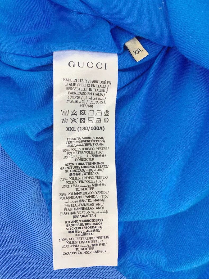 Gucci Gucci Blue embroidered logo jacket 2502-Nextarrow Size US XXL / EU 58 / 5 - 7 Thumbnail