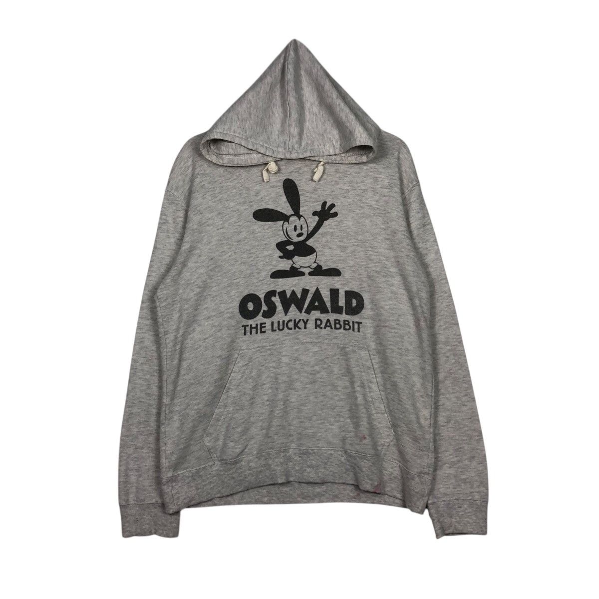 Disney 📌Vintage Hoodie Pull Over Oswald The Lucky Rabbit Big Logo Size US L / EU 52-54 / 3 - 2 Thumbnail