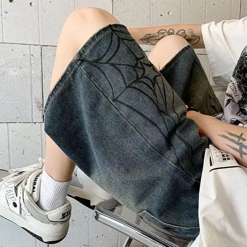Designer × Japanese Brand Y2K breeches Harajuku style grunge bermuda shorts Size US 30 / EU 46 - 4 Thumbnail