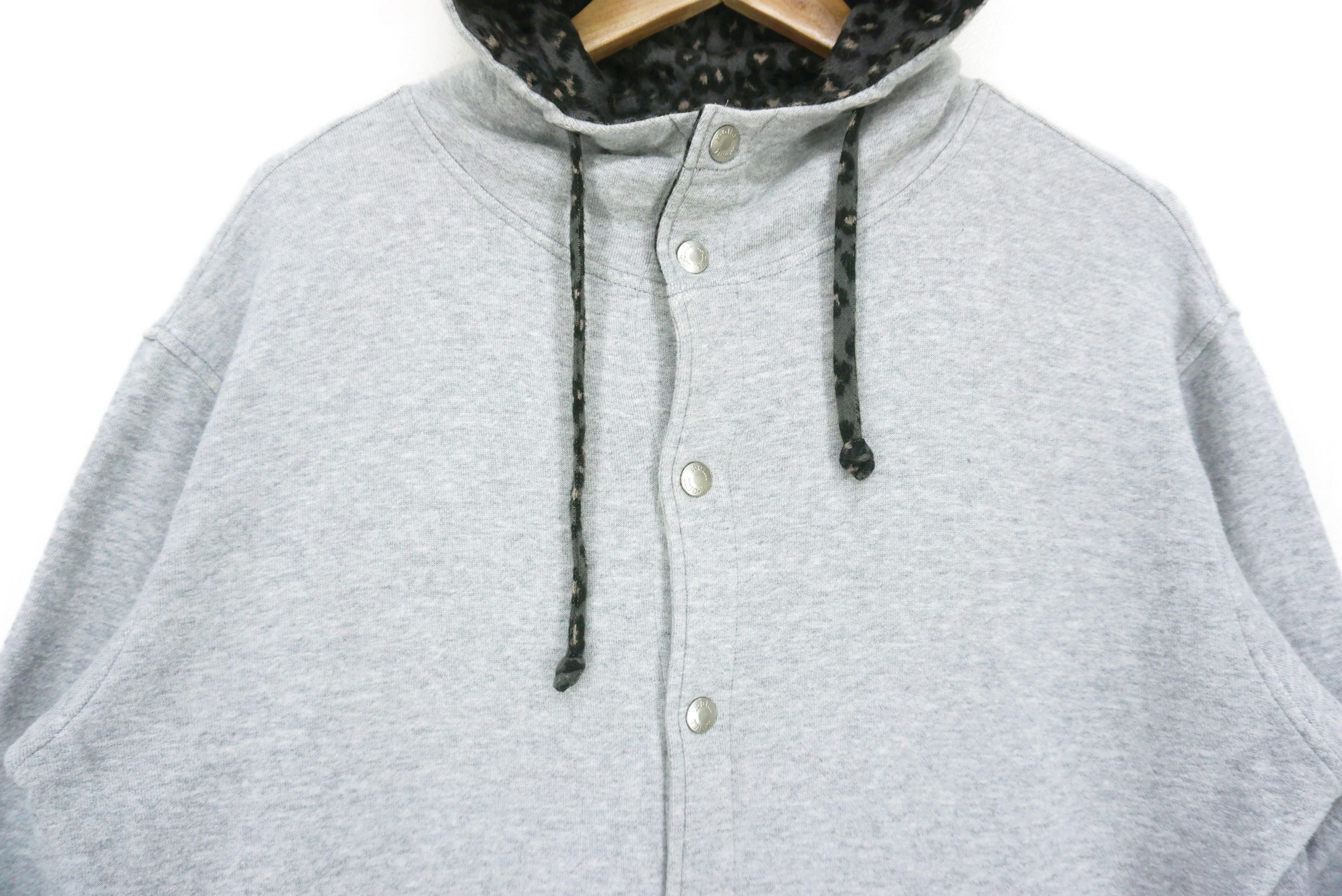 Japanese Brand X-Girl Hoodie Size S Made in Japan Snap Front Sweater Jacket Size S / US 4 / IT 40 - 4 Thumbnail