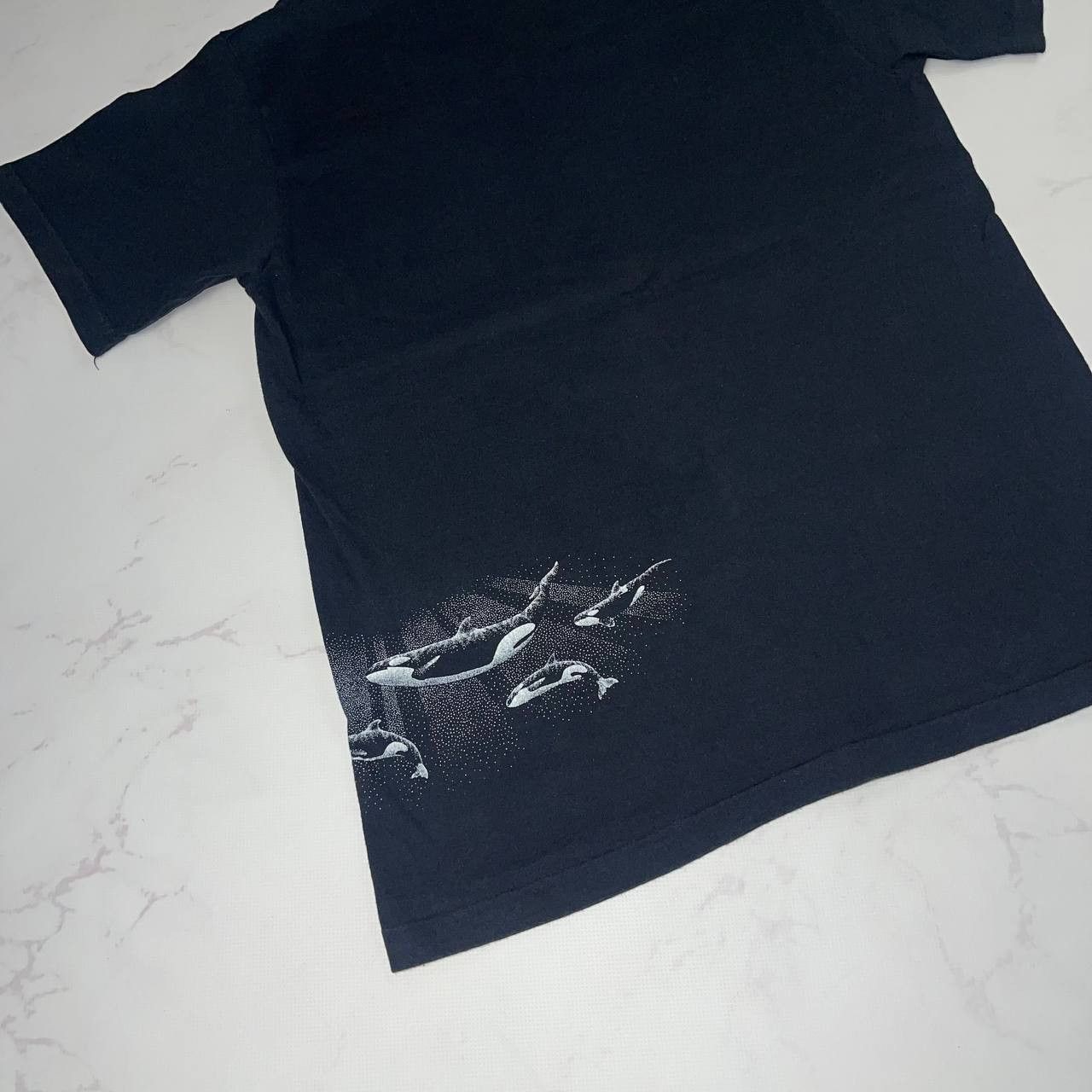 Vintage Vintage Vintage Sea World y2k single stitch art tee 90's Size US M / EU 48-50 / 2 - 10 Thumbnail