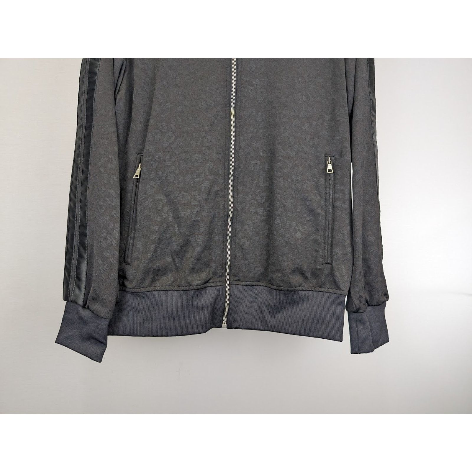 Palm Angels o1rshd1 Tuxedo Leopard Track Jacket in Black White Size US L / EU 52-54 / 3 - 11 Thumbnail