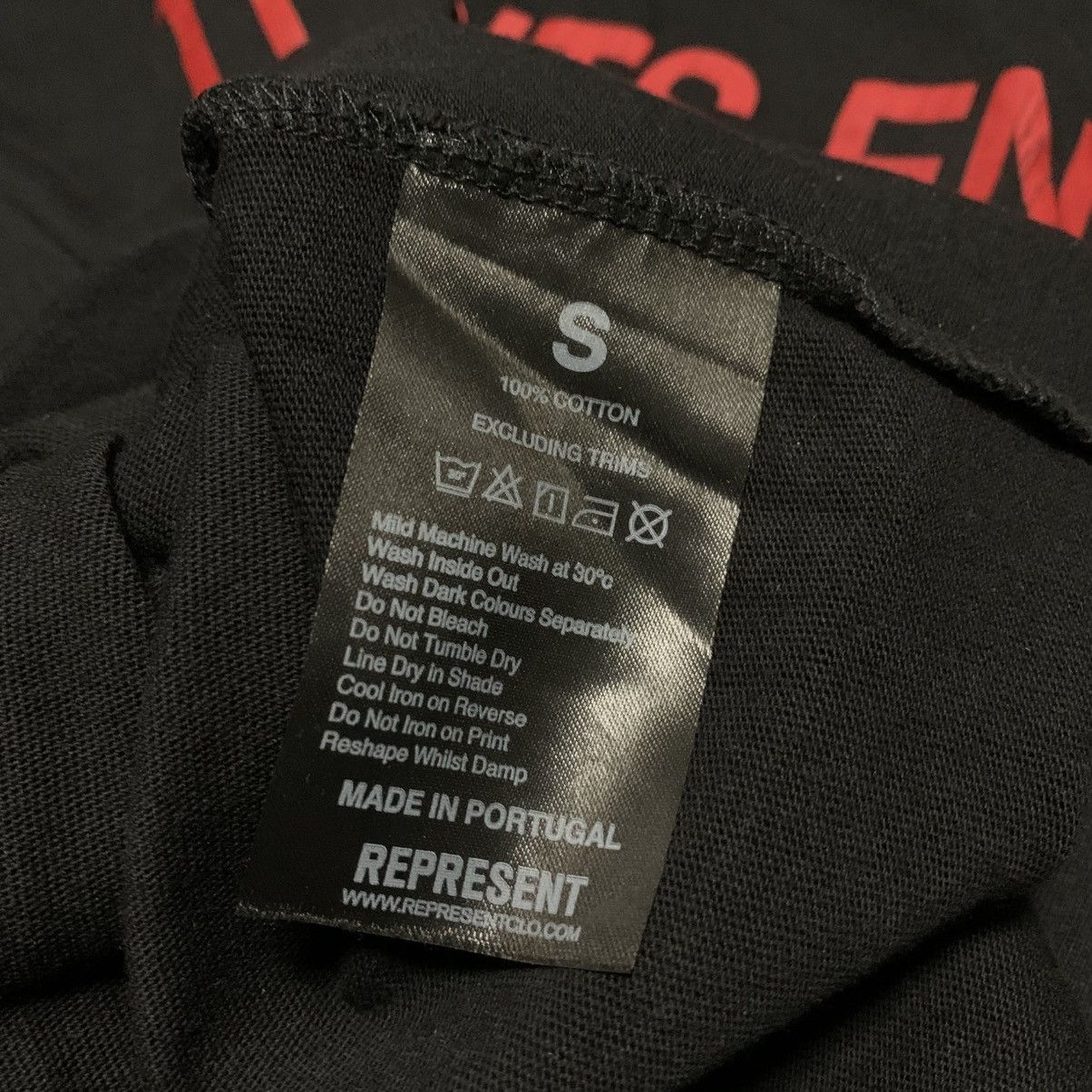 Represent Clo. Represent Small The Spirits End Jet Black Tee Size US S / EU 44-46 / 1 - 8 Thumbnail