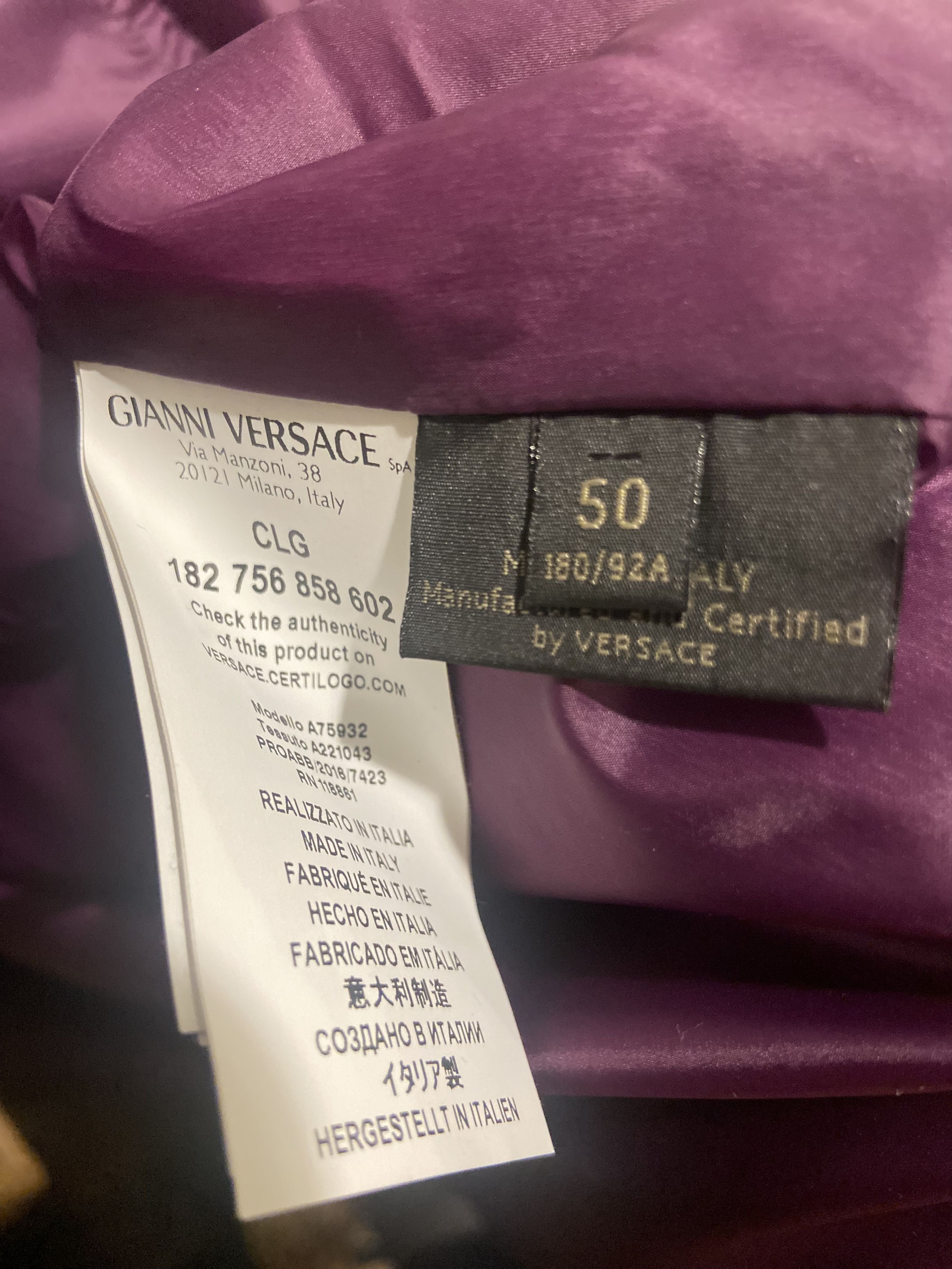 Versace Versace Nylon Double Breasted Trench Coat Size US M / EU 48-50 / 2 - 3 Thumbnail