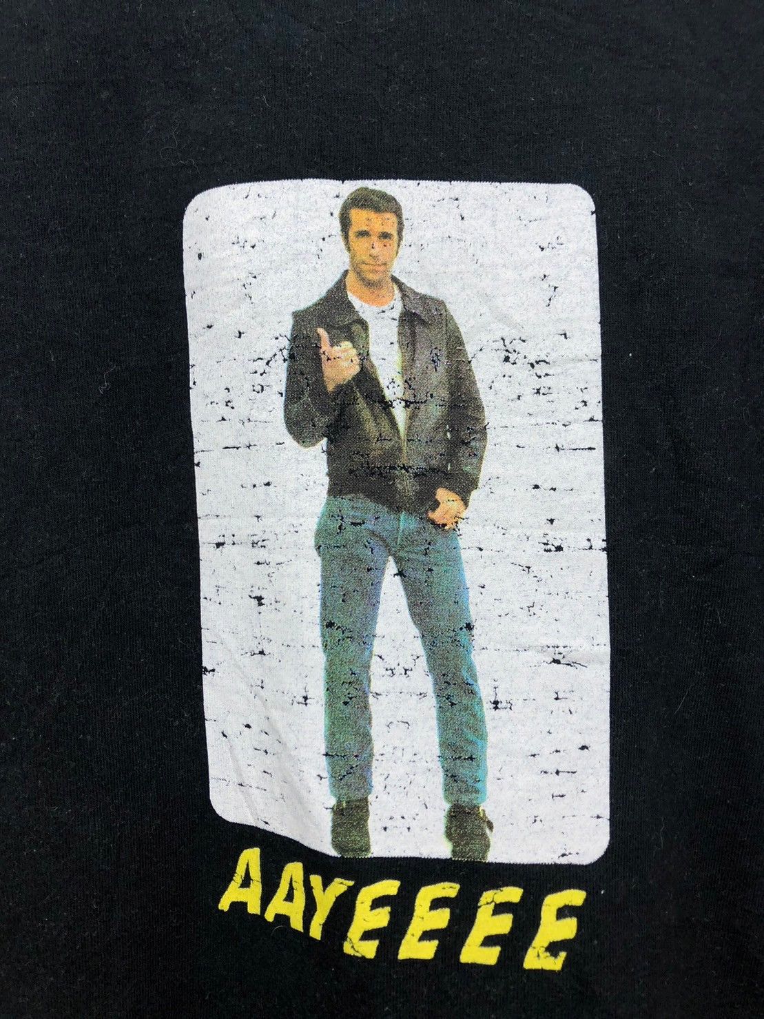 Vintage Vintage Happy Days Fonzie Aaayyyyy shirt BN Size US M / EU 48-50 / 2 - 3 Thumbnail
