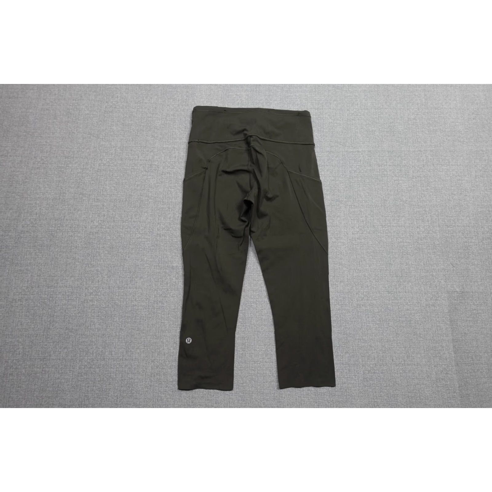 Lululemon Lululemon Leggings Women 6 Green High Rise Side Pocket Cropped Athletic Yoga Slim Skinny Knit Pull On Size 28" / US 6 / IT 42 - 3 Thumbnail