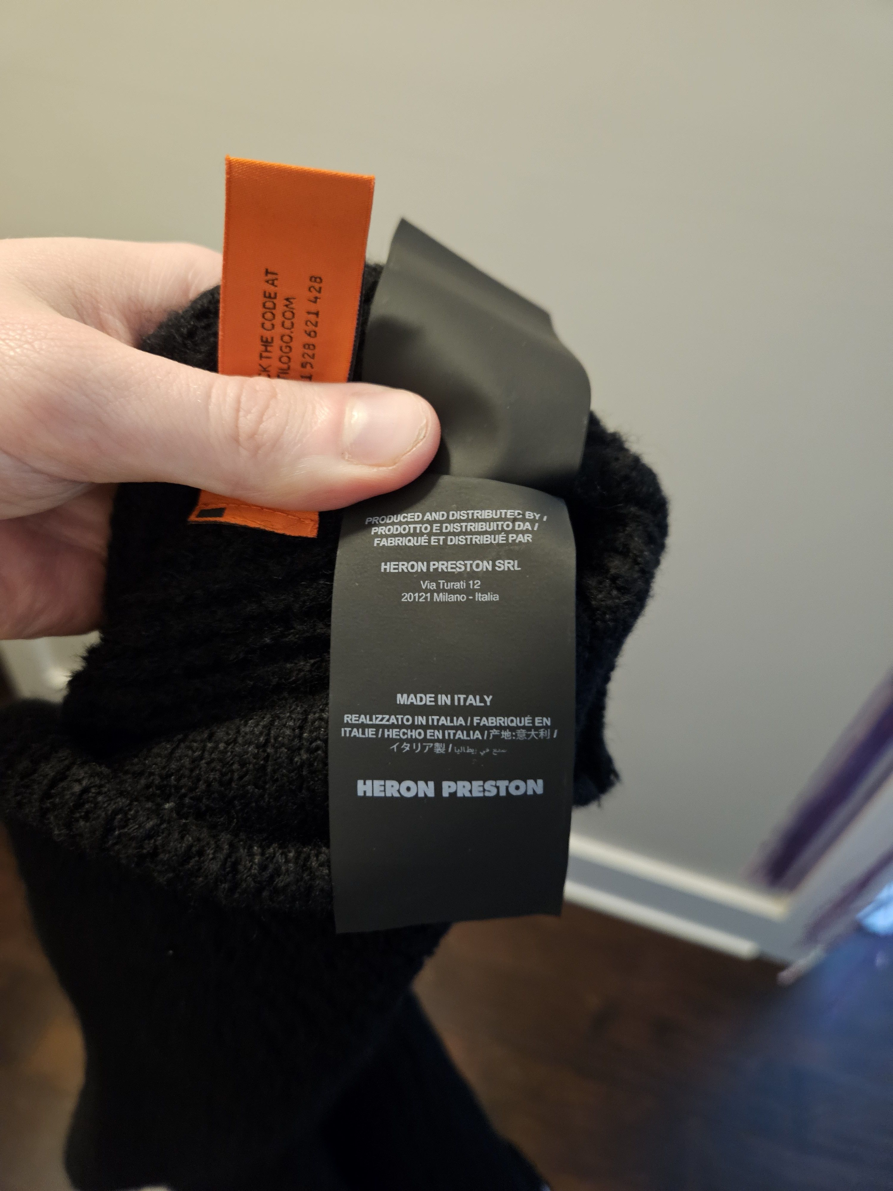 Heron Preston Heron Preston Black СТИЛЬ Thick Turtleneck Cotton Sweater Size US L / EU 52-54 / 3 - 8 Thumbnail