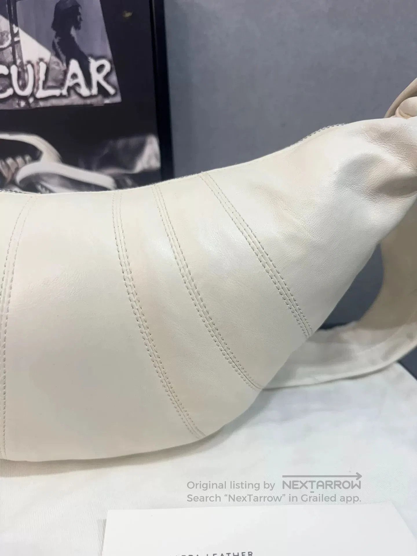 Lemaire Lemaire Small White Croissant Bag. Size ONE SIZE - 6 Thumbnail