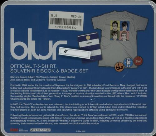Band Tees 2009 Blur "The Best Of" Hyde Park Concert Live T Shirt Size US XL / EU 56 / 4 - 8 Thumbnail