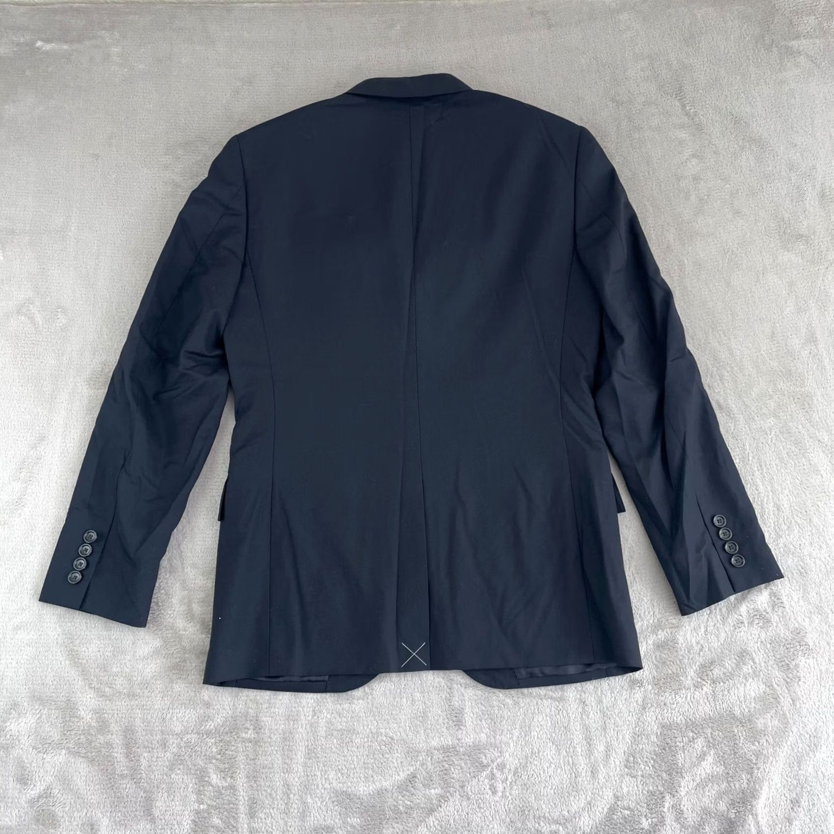 J.Crew J.CREW 36S Navy Blue Loro Piana Italian Wool Blazer Mens Suit Jacket, Sports Coat, Business, Formal, Style - 95 Size 36R - 6 Thumbnail