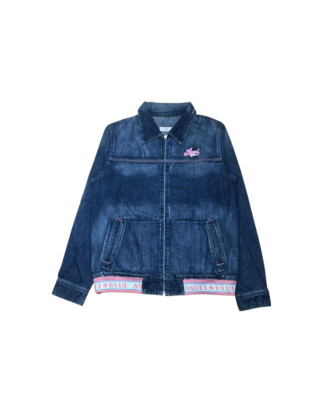 Angel Blue Angel Blue Zip-Up Denim Jacket Size M / US 6-8 / IT 42-44 - 2 Thumbnail