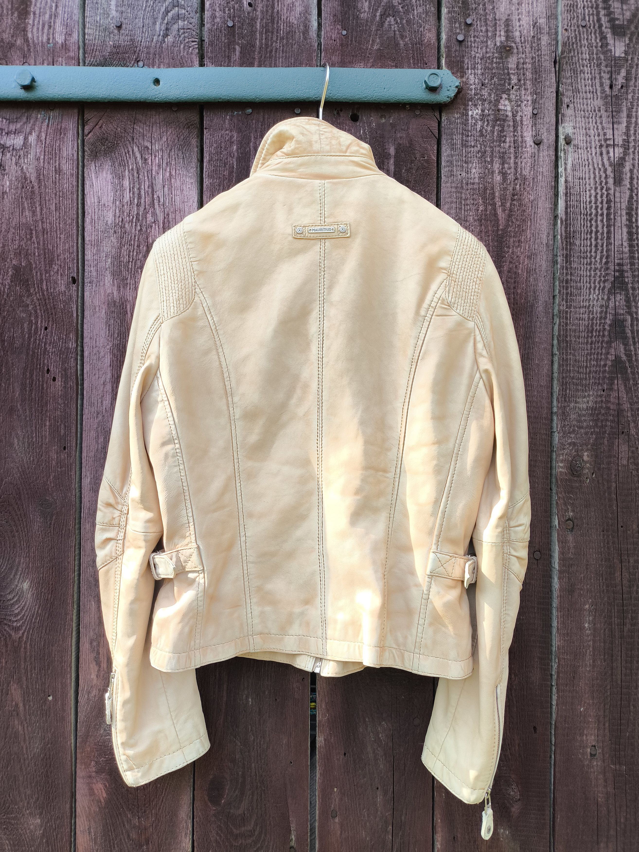 Leather Mauritius leather women's jacket S Size M / US 6-8 / IT 42-44 - 3 Thumbnail