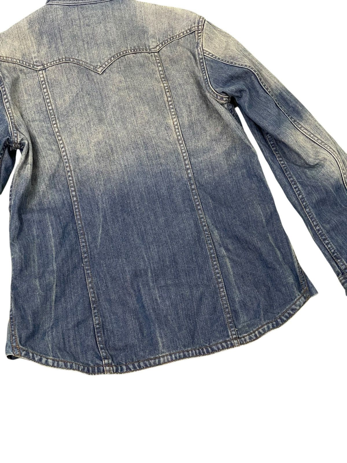 Japanese Brand Western Denim Shirt Nicole Club Japan Faded Slim 5🟩9 Size US S / EU 44-46 / 1 - 10 Thumbnail