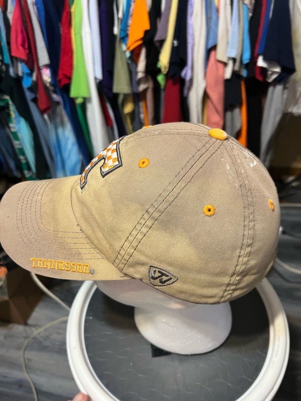 Top Of The World Unisex Top of the World Hat One Size Khaki/Orange Size ONE SIZE - 2 Thumbnail