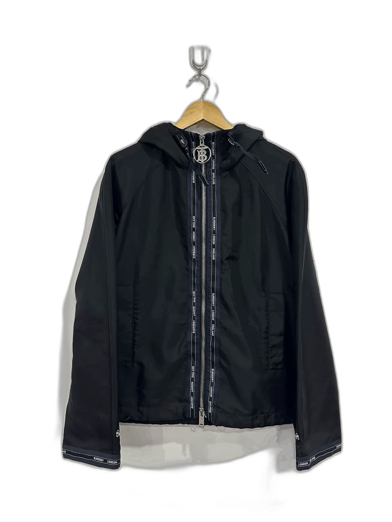 Burberry Letter Logo Black Jacket