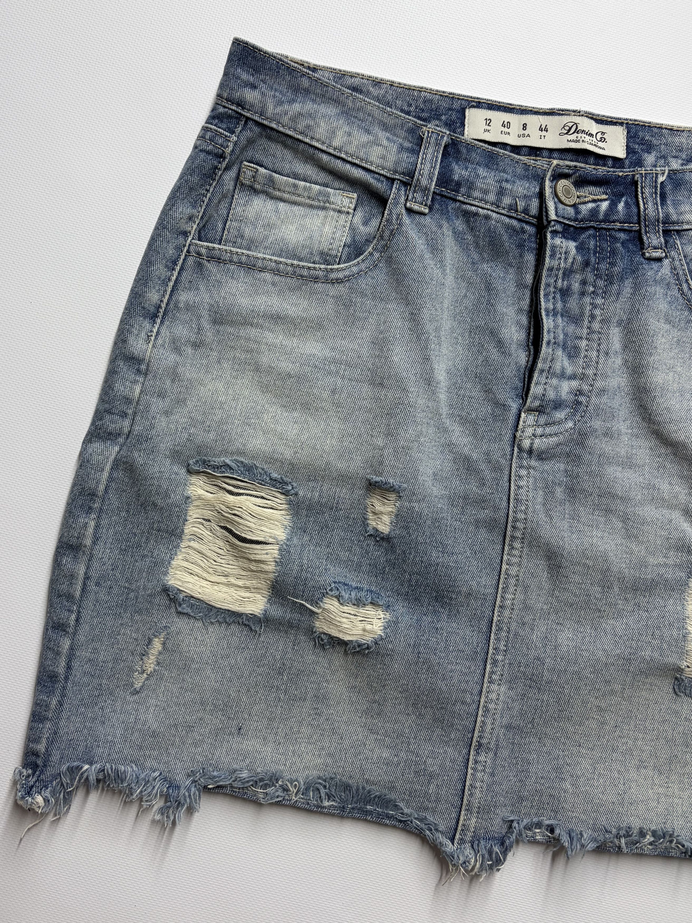 Vintage Women's Midi Denim Skirt Size 29" - 2 Thumbnail