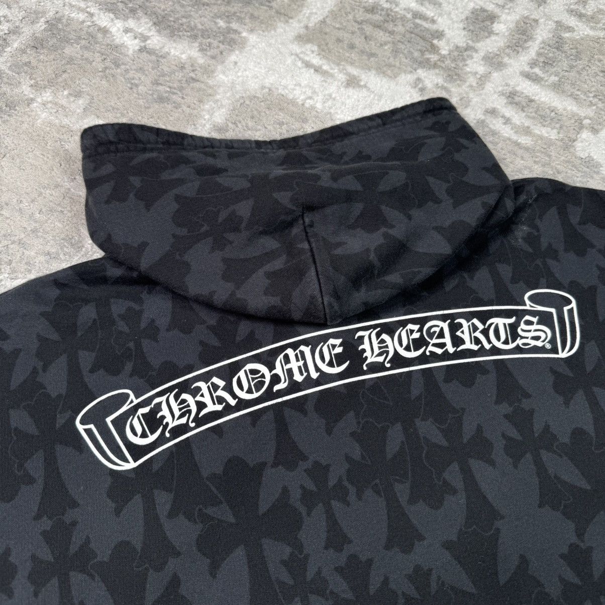 Chrome Hearts Cemetery monogram scroll zip up hoodie Size US L / EU 52-54 / 3 - 13 Thumbnail