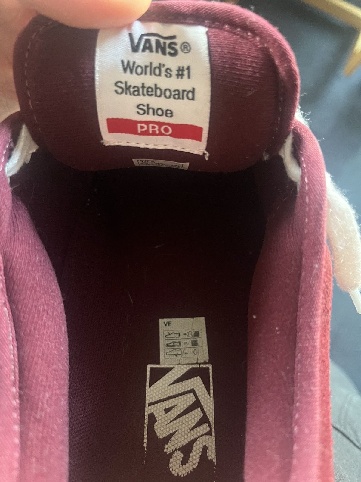 Vans VANS Pro Burgundy Size 10 Sneaker Size US 10 / EU 43 - 4 Thumbnail