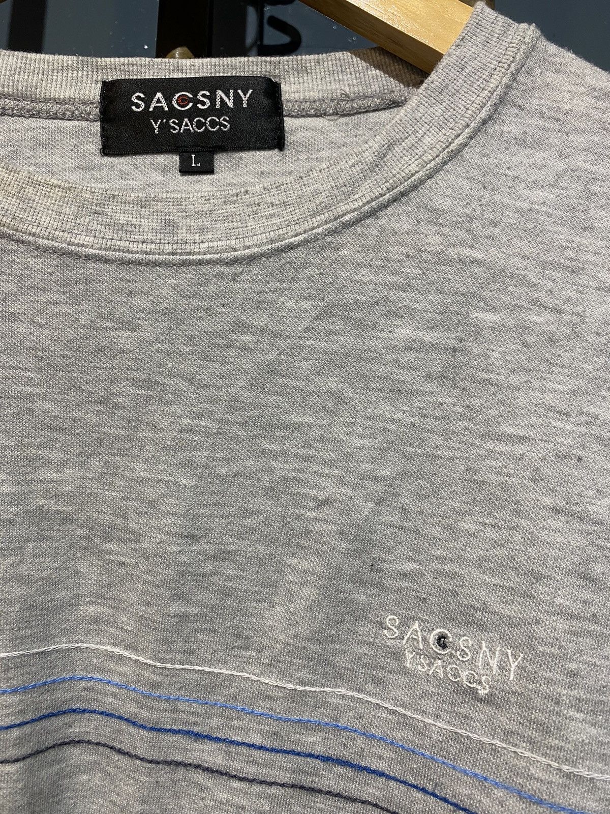 Yohji Yamamoto Sacsny y'saccs by yohji yamamoto sweatshirt Size US L / EU 52-54 / 3 - 5 Thumbnail