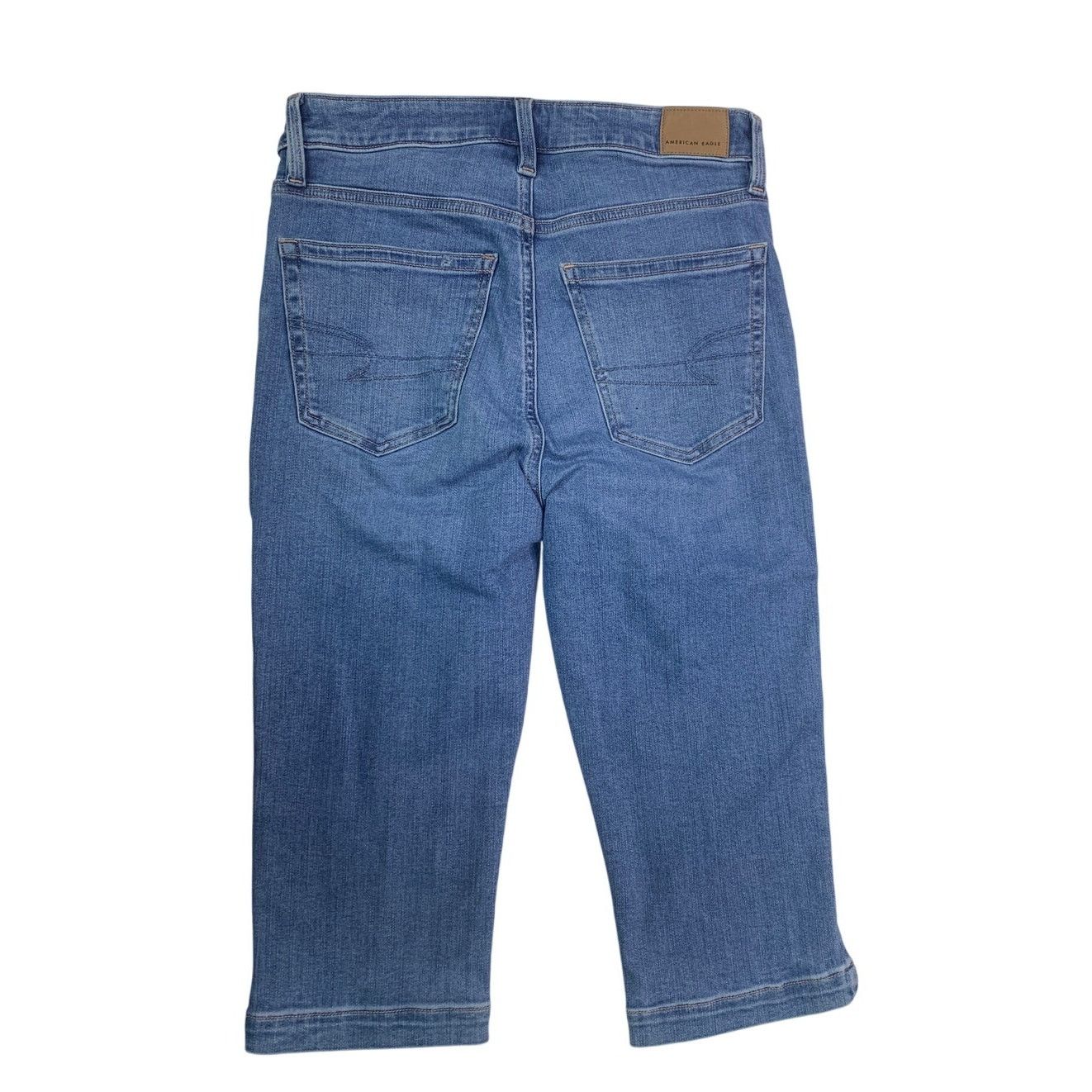 American Eagle Outfitters New American Eagle Womens 2 Stretch Capri Denim Blue Jeans Size 26" / US 2 / IT 38 - 2 Thumbnail