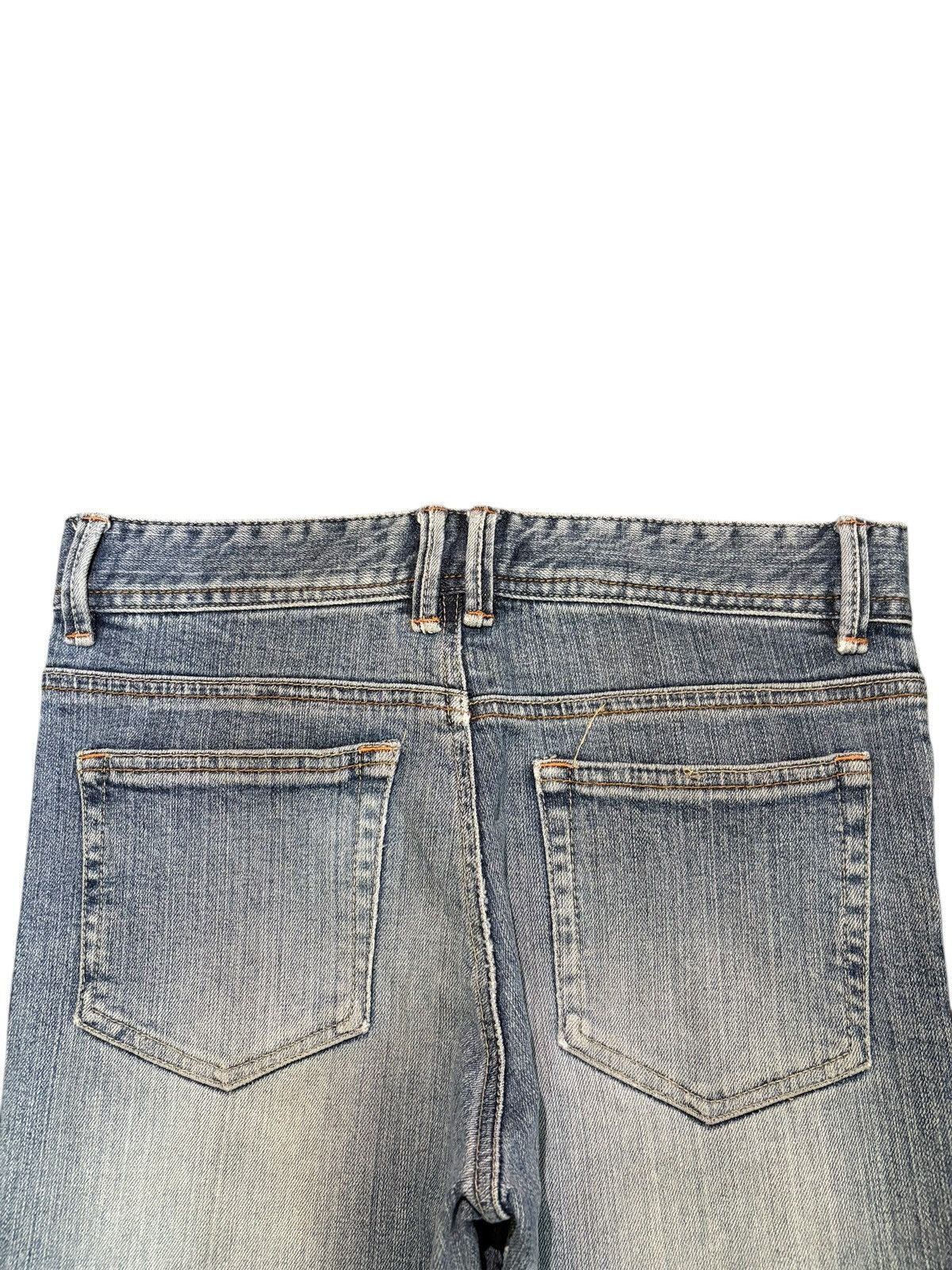 Diesel Vintage Japanese Brand Faded Wash Distressed Flare Jeans Size 29" - 4 Thumbnail